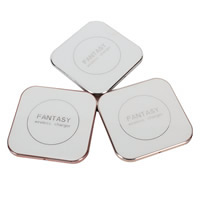 Tibetan Style Mobile Phone Wireless Charger Transmitter, with Resin, Square, plated, for SAMSUNG iPhone android IOS, more colors for choice, 76.50x11mm, Sold By PC