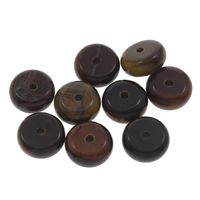 Tiger Eye Beads, Rondelle, mixed colors, 15x7mm, Hole:Approx 2mm, 50PCs/Bag, Sold By Bag