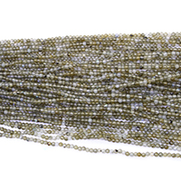 Perles en labradorite, Rond, naturel, normes différentes pour le choix, Trou:Environ 0.5mm, Longueur:Environ 16.5 pouce, Vendu par lot