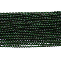 Groene Goldstone Beads, Ronde, natuurlijk, verschillende grootte voor keus, Gat:Ca 0.5mm, Lengte Ca 15.5 inch, Verkocht door Lot