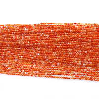 Natürlich rote Achat Perlen, Roter Achat, rund, verschiedene Größen vorhanden & facettierte, Länge:ca. 15.5 ZollInch, verkauft von Menge
