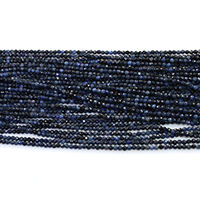 Natural Sodalite Beads South African Stone Round & faceted Approx 0.5mm Length Approx 16 Inch Sold By Lot