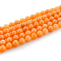 Red Aventurine Beads, Round, natural, different size for choice, Hole:Approx 1mm, Length:Approx 15 Inch, Sold By Lot