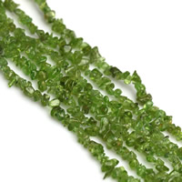 Peridot Stone Beads, Nuggets, natural, August Birthstone, Grade AAA, 4-7mm, Hole:Approx 0.5-1mm, Sold Per Approx 34 Inch Strand