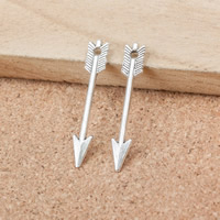 Zinc Alloy Tool Pendants Arrow antique silver color plated nickel lead & cadmium free Approx 2mm Sold By Lot