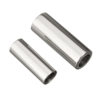 Stainless Steel Magnetic Clasp, Column, different size for choice, original color, 10PCs/Lot, Sold By Lot