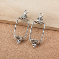 Zinc Alloy Tool Pendants Oil Lamp antique silver color plated nickel lead & cadmium free Approx 3mm Sold By Lot