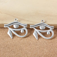 Tibetan Style Pendants, Eye, antique silver color plated, nickel, lead & cadmium free, 26x30x2mm, Hole:Approx 1.5mm, 200PCs/Lot, Sold By Lot