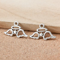 Wing Shaped Zinc Alloy Pendants antique silver color plated nickel lead & cadmium free Approx 2mm Sold By Lot