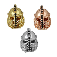 Cubic Zirconia Micro Pave Brass Beads Helmet plated micro pave cubic zirconia nickel lead & cadmium free Approx 2mm Sold By Lot