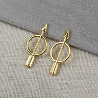 Zinc Alloy Tool Pendants Arrow gold color plated nickel lead & cadmium free Sold By Lot