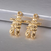 Character Zinc Alloy Pendants gold color plated nickel lead & cadmium free Approx 2mm Sold By Lot