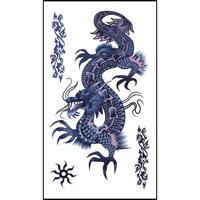 Tattoo Sticker Paper Dragon waterproof Sold By Bag