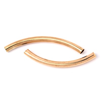 Brass Tube Beads gold color plated lead & cadmium free Approx 3mm Sold By Bag