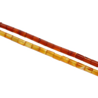Perle Agate naturelle Crackle, pilier, différents matériaux pour le choix, 12x8mm, Environ 33PC/brin, Vendu par Environ 15.5 pouce brin