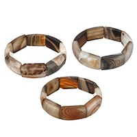 Lace Agate Bracelet natural mixed Length Approx 8.8 Inch Sold By Lot