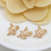 Brass Jewelry Pendants Eagle 24K gold plated nickel lead & cadmium free Approx 1.5mm Sold By Lot