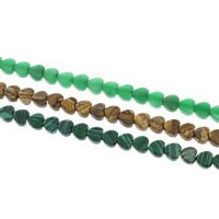 Beads Gemstone misti, pietra preziosa, Cuore, materiali diversi per la scelta, 9x10x5mm, Foro:Appross. 1mm, Appross. 40PC/filo, Venduto per Appross. 14.5 pollice filo