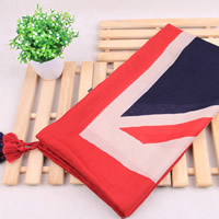 Voile Fabric sál, Téglalap, 90x185cm, 2Strands/Bag, Által értékesített Bag