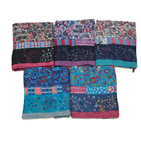Voile Fabric sál, Téglalap, több színt a választás, 90x185cm, 3Strands/Bag, Által értékesített Bag
