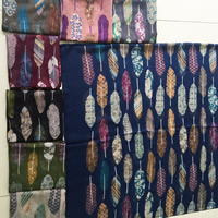 Voile Fabric κασκόλ, Ορθογώνιο παραλληλόγραμμο, περισσότερα χρώματα για την επιλογή, 90x185cm, 5Σκέλη/τσάντα, Sold Με τσάντα