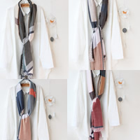 Voile Fabric Scarf, Rectangle, more colors for choice, 90x195cm, Sold By Strand