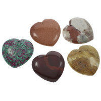Bijoux Pendentifs en pierres gemmes, pierre gemme, naturel, mélangé, 49x7mm, Trou:Environ 0.5mm, 5PC/sac, Vendu par sac