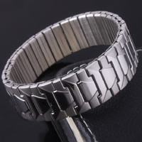 Unisex Bracelet, Stainless Steel, original color, 18mm, Sold Per Approx 7.7 Inch Strand