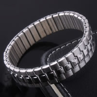 Unisex Bracelet, Stainless Steel, original color, 14mm, Sold Per Approx 7.7 Inch Strand