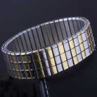 Men Bracelet Stainless Steel plated for man & two tone 18mm Sold Per Approx 87 Inch Strand