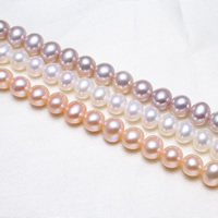 Brambor pěstované sladkovodní perle, Sladkovodní Pearl, přírodní, více barev na výběr, 6-7mm, Otvor:Cca 0.8mm, Prodáno za Cca 15.5 inch Strand