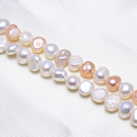 Perles nacres baroques de culture d'eau douce , perle d'eau douce cultivée, naturel, plus de couleurs à choisir, 6-7mm, Trou:Environ 0.8mm, Vendu par Environ 15.5 pouce brin
