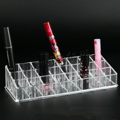 Cosmetics Display, Acrylic, clear, 228x90x50mm, 2PCs/Lot, Sold By Lot