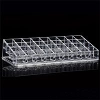 Cosmetics Display, Acrylic, clear, 250x115x60mm, 2PCs/Lot, Sold By Lot