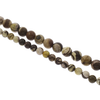 Achat Perlen, Australian Agate, rund, verschiedene Größen vorhanden, Bohrung:ca. 1mm, verkauft per ca. 14.5 ZollInch Strang