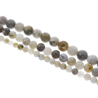 Bamboo Agate Beads Round Approx 1mm Sold Per Approx 14.5 Inch Strand