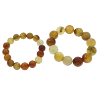 Agate Jewelry Bracelet Crackle Agate Round Sold Per Approx 7 Inch Strand