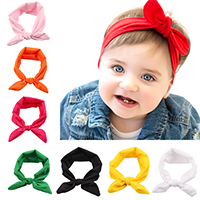 Cotton Headband with Iron Bowknot for children Sold Per Approx 26.4 Inch Strand