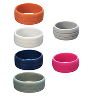El anillo de dedo unisex, silicona, unisexo & diverso tamaño para la opción, más colores para la opción, 8mm, Vendido por UD
