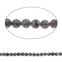 Picasso Jasper Beads, Round, 8mm, Hole:Approx 1mm, Approx 47PCs/Strand, Sold Per Approx 15 Inch Strand