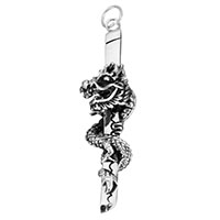 Stainless Steel Pendants, Sword, blacken, 14x53.50x14.50mm, Hole:Approx 5mm, Sold By PC