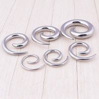 Stainless Steel Piercing Tunnel original color 2-8mm Sold By Lot