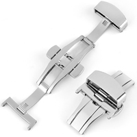Watch Band Clasp, Stainless Steel, different size for choice, original color, nickel, lead & cadmium free, Sold By PC