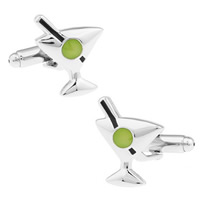 Cufflinks, Brass, Cup, platinum color plated, enamel, nickel, lead & cadmium free, 10-20mm, Sold By Pair