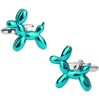 Cufflinks Brass platinum color plated with painted nickel lead & cadmium free 10-20mm Sold By Pair