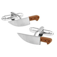 Cufflinks Brass with Resin Sword platinum color plated nickel lead & cadmium free 10-20mm Sold By Pair