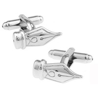 Cufflinks, Brass, platinum color plated, nickel, lead & cadmium free, 10-20mm, Sold By Pair