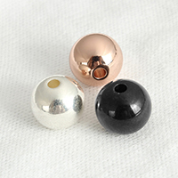 Perlas de acero inoxidable, Tambor, chapado, diverso tamaño para la opción, más colores para la opción, Vendido por Grupo