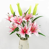 Kunstig blomst Home Decoration, Spun Silk, Flower, 190x800mm, 12pc'er/Bag, Solgt af Bag