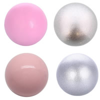 Messinki Raskaana Harmony Ball, Pyöreä, maalannut, no reikä, enemmän värejä valinta, nikkeli, lyijy ja kadmium vapaa, 18mm, 10PC/laukku, Myymät laukku